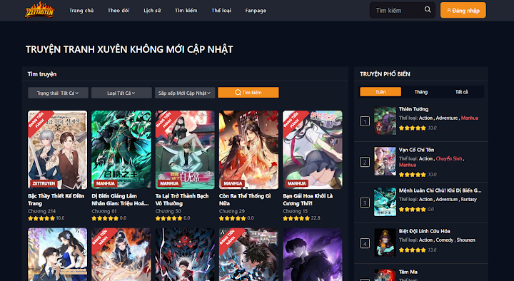 Top 5 Nền Tảng Đọc Truyện Tranh Đam Mỹ Miễn Phí Cập Nhật Nhanh 2026